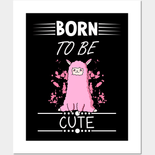 Funny Cute Alpaca Posters and Art